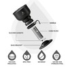 Ideus Brew Pour Over Dripper, Portable Stainless Steel Reusable Filter