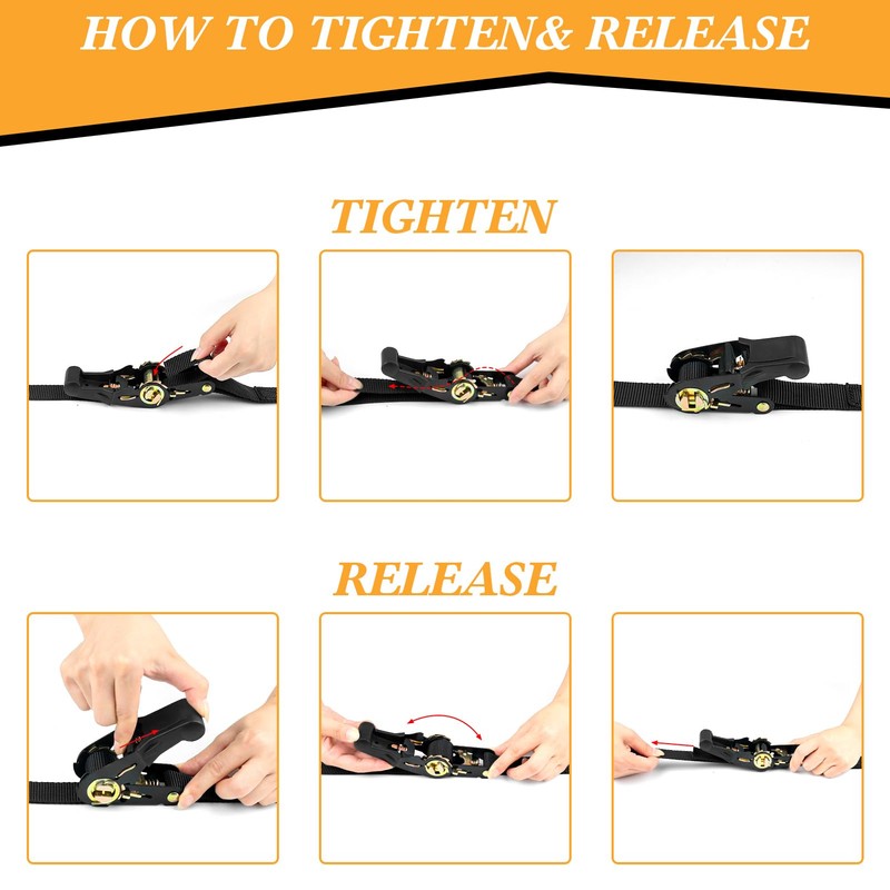 SKIPWALL Truck Bed Dog Tether for Two Dogs,Ratchet Tightening Adjustable