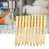10pcs 8mm Carbide Hex Shank Triangle Spear Head Drill Bits