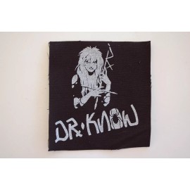 Punk Rock Dr. Know Cloth Patch Sew On Badge Germs Punk Rock Music Approx 4"X4" (CP78)