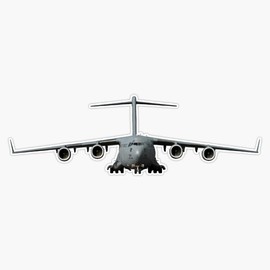 C-17 Globemaster III Window Bumper Sticker Decal 5"