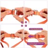 sourcing map 8Pcs Slide Buckle 1" Tri-Glide Slides Adjuster Strap