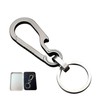 FQJOYL Small Titanium Carabiner Clip - Heavy Duty Key Chain