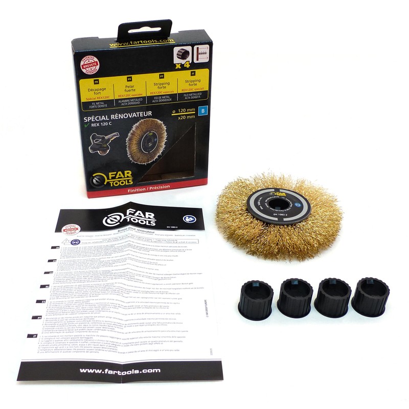 Fartools Precision Brush Brass Wire 0.3mm 120mm - L 20mm