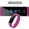 0.86inch IPS Color Screen Smart Bracelet Pedometer Sport Bluetooth Purple