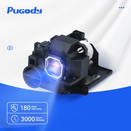 Pugody NP33LP/NP-33LP LCD Quality Projector Replacement Lamp Bulb for NEC 100013963 NP-U352W NP-UM351W NP-UM351WI NP-UM352W NP-UM352WJL NP-UM361X NP-UM361Xi NP-UM361XJL NP-UM351Wi-TM NP-UM351W-WK