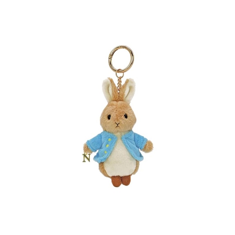 Nakajima Plush Peter Rabbit Initial Mascot N H 5.1 x