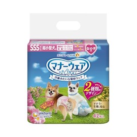 Manners Wear Girls SSS for Ultra Small Dogs, 42 Count