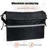 Wheelchair Back Hanging Bags Large Capacity Storage Pouches with Single