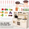 Wooden Play Kitchen for Toddler, Toy Kitchen Set for Kids