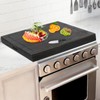 Noodle Board Stove Top Cover with Double Cut-Out Handles, Stove