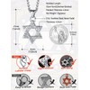 FaithHeart Megan Star of David Necklace Men Vintage Jewish Jewelry