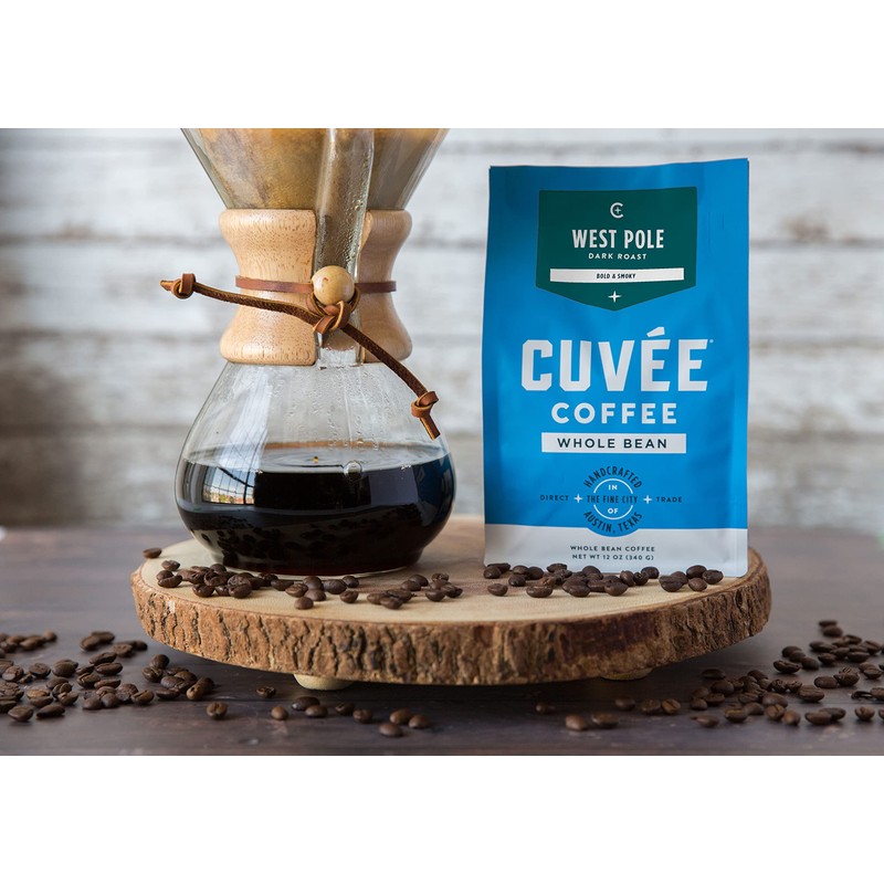 CUVEE COFFEE West Pole Dark Roast Coffee, 12 OZ