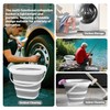 Moodyin Collapsible Water Bucket (10L / 2.6 Gal) – Portable,