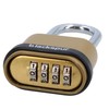4 Digit Long Hardened Shackle Combination Padlock Security Lock Secure