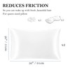 PiccoCasa Satin Pillowcases for Hair and Skin with Eye Mask