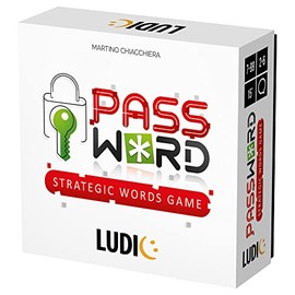 Ludic Password - Family Board Games for Adults and Kids Ages 6+, 2 to 6 Players, Family Word Party Game, Fun Games for Adults, Game Night Games for Groups Adult, Adult Board Games for Game Night