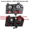 Aresparts Pair Headlights Assembly DOT Approved Compatible with 2005-2010 Chrysler