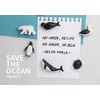 QUALY Save The Ocean Magnets Set of 6 Sea Animals