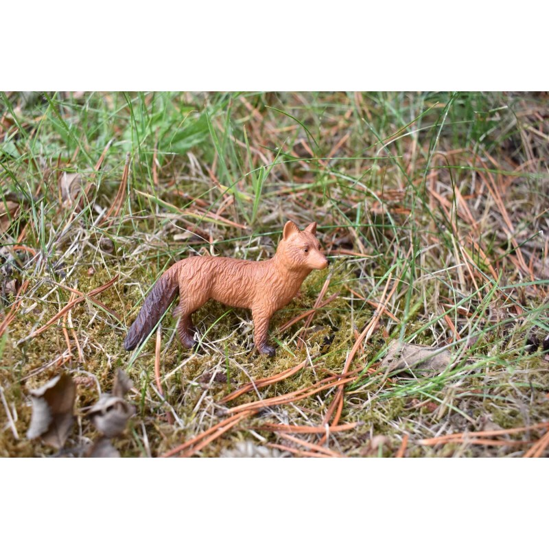 MOJO Fox, Red, Plastic Animal, Educational, Toy, Kids, Realistic Figure,