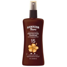 Hawaiian Tropic 8 oz. Protective Dry Oil Sunscreen Pump Spray SPF 15