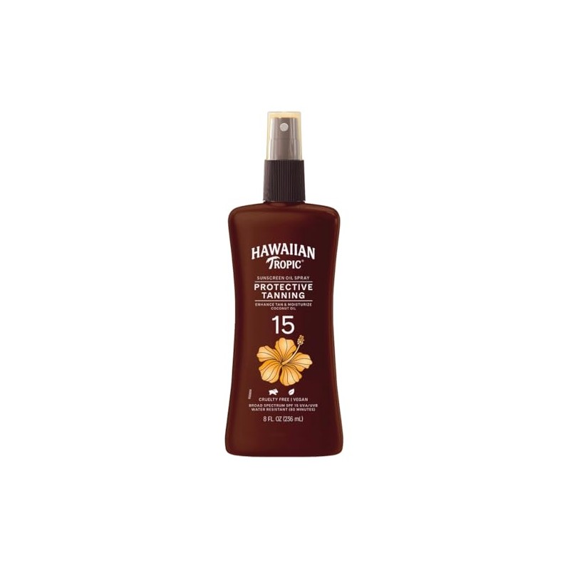 Hawaiian Tropic 8 oz. Protective Dry Oil Sunscreen Pump Spray