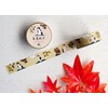 Cute Cat Masking Tape, Flower Card Pattern, Spring, Summer, Autumn,