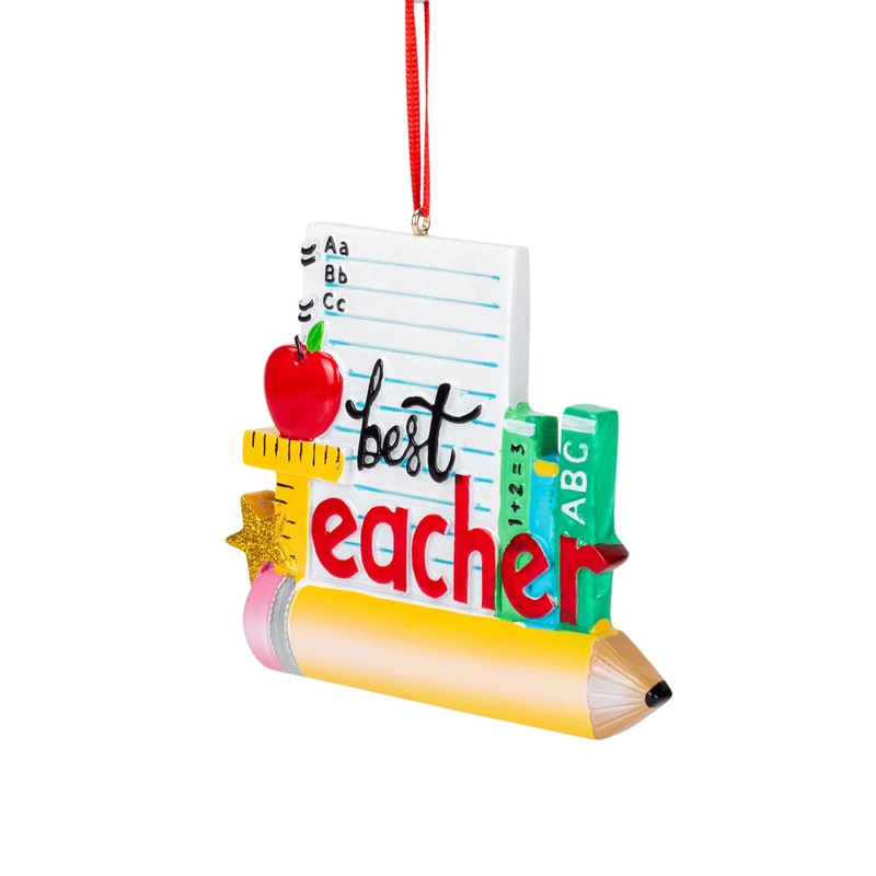 Teacher Ornament For Personalization