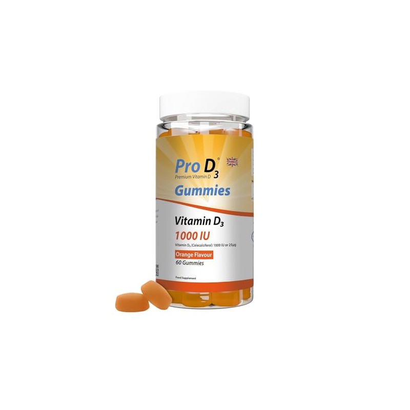 Gummies | High Strength Vitamin D3 1000 IU | 60