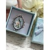 FANCY FOX BOUTIQUE Silver Blue Jay Bird Mom Butterfly Renaissance