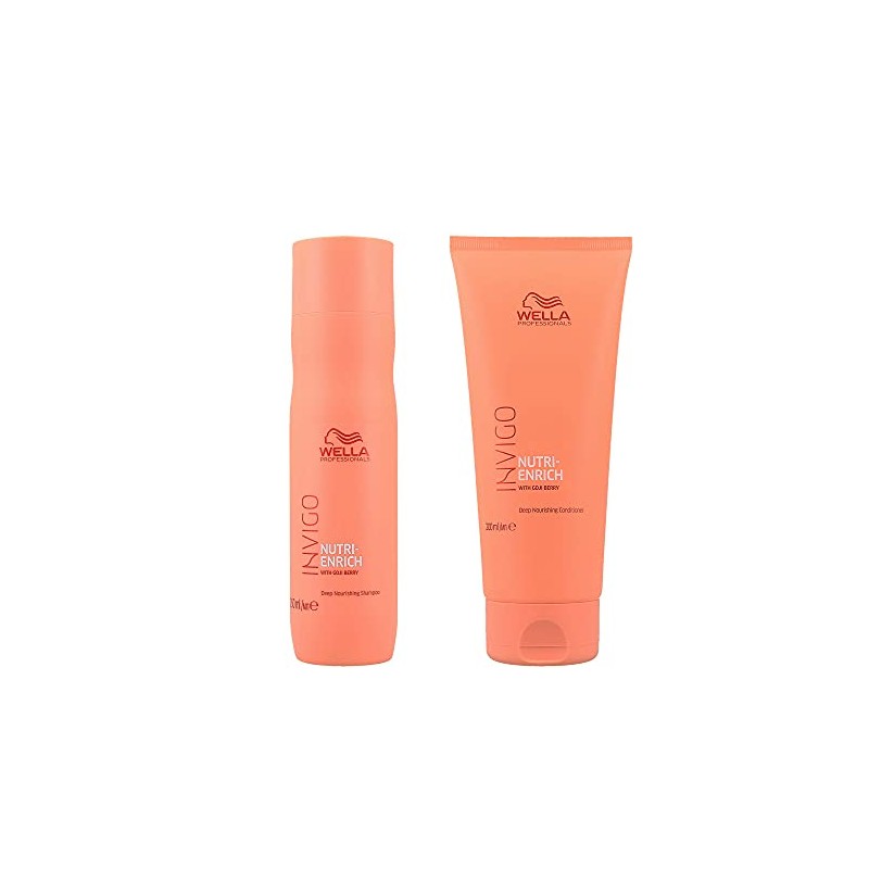 Wella Invigo Nutri-Enrich Deep Nourishing Shampoo 250ml and Conditioner 200ml