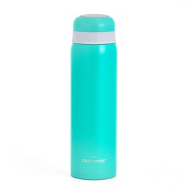 GrandTies Kids Insulate Water Bottle- 17oz Lightweight Stainless Steel Vacuum Water Bottles, Leak-Proof, Double Walled Thermal Tumbler Keep Beverages Hot or Cold for Men & Women- (Turquoise)