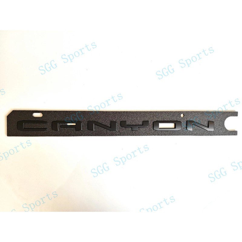 GMC 6PCS Matte Black Door Rear Elevation Canyon 4X4 Emblems
