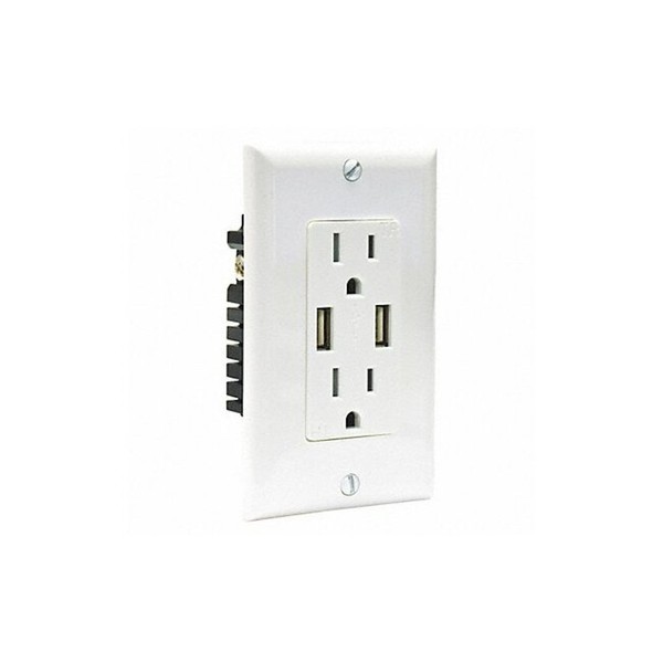 EZ-FLO 62186 Tamper Resistant 15 Amp 125 Volt Outlet with