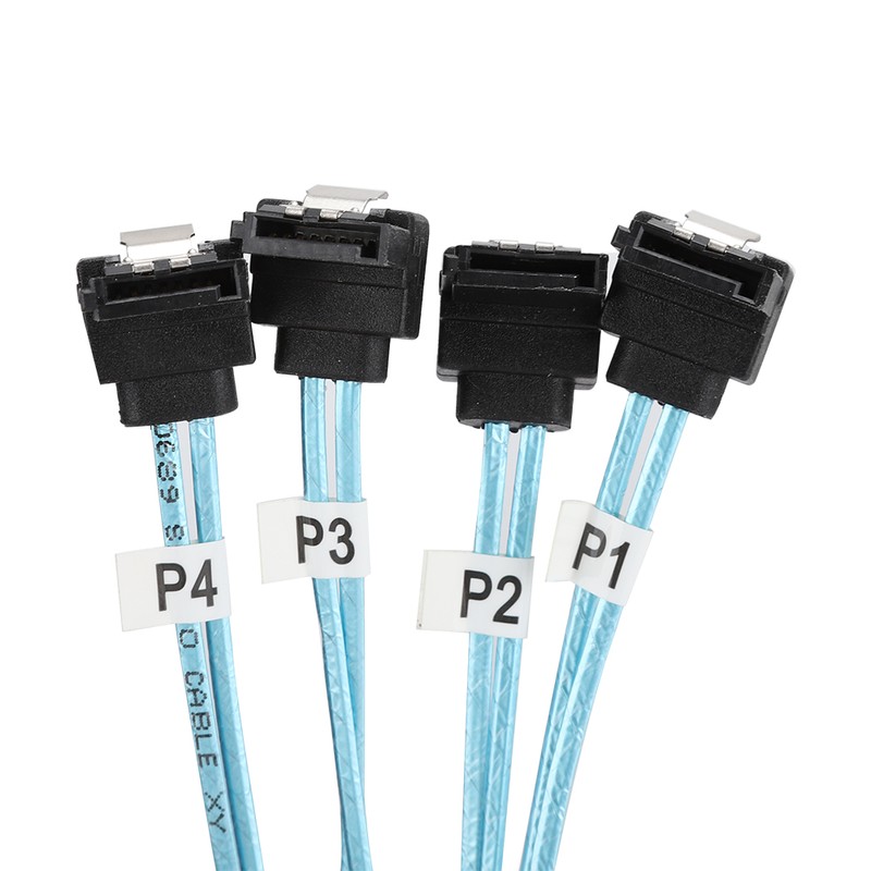 Mini SAS Interface HD 36P SFF-8643 to SATA 7Pinx4 Connector