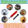 CDDCWZ Grease Fitting Cleaning Tool -Grease Zerk Cleaner, Cleans and