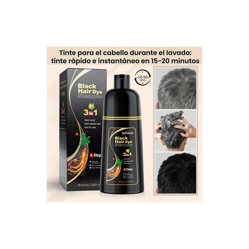 2pzs Hair Dye Shampoo Tinte Para Cubre Canas Mujer Y