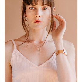 Jurikko 925 Sterling Silver Cross Necklace for Women Big Faith Infinity Pendant Necklace Silver Chain