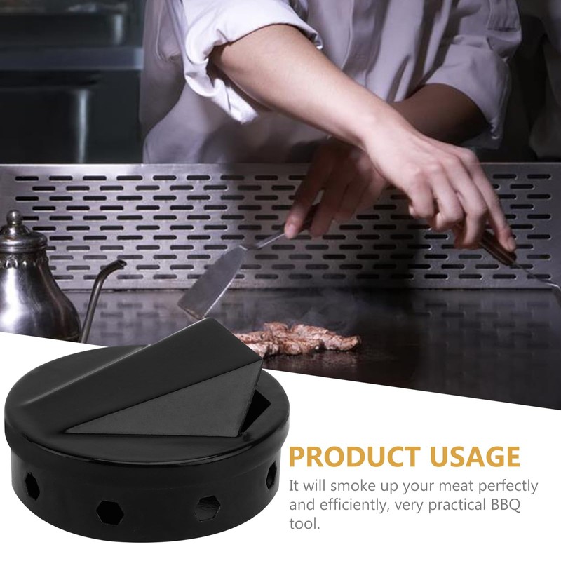 DOITOOL Wood Chip Smoker Box, BBQ Smoker Box with Lid