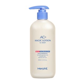 Merpil AC Plus Magic Body Lotion 400ml Back Acne Trouble Sebum Dead Cell Acne Soothing / 메르필 AC 플러스 매직 바디 로션 400ml 등드름 트러블 피지 각질 여드름 진정