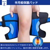MAQKON 膝サポーター ひざ専用 半月板 通気性 登山/ゴルフ/テニス/バドミントン/ランニング 日常生活 高齢者 左右兼用 サイドバネ
