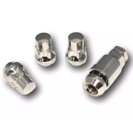 WHKT 4 12x1.25 Chrome Lug Wheel Locks For Scion FRS FR-S Subaru WRX STI  G37 370z