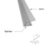 Gordon Glass® Shower Door Clear Polycarbonate Strike Seal with Soft