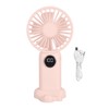 Handheld USB Fan with Base 5 Gears Wind Brushless Motor