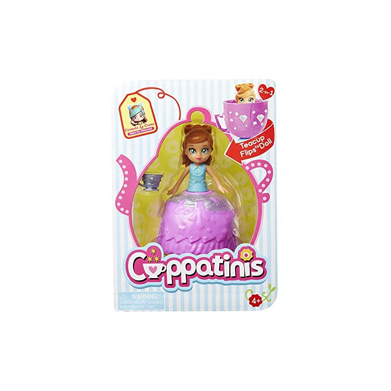 Cuppatinis Mini Doll Cuppatinis Carmela La Creme - Teacup Flips