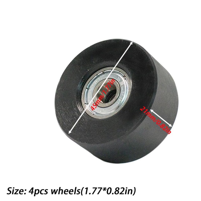 Rowing Machine Replacement Part Accessory, Water Rower Seat Wheels Attachment，Exercise