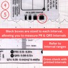 ECG 7 Step Ruler, ECG/EKG 7 Step Ruler Card for