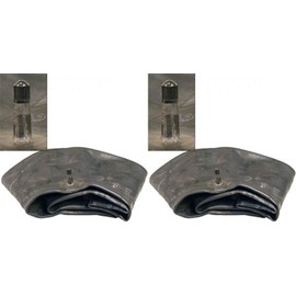 Set of 2 Tire Inner Tubes with TR13 Rubber Valve Stems - 8 inch Combination Size Fits 4.00-8, 400-8, 4.80-8, 480-8, 4.00x8, 4.80x8