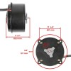 Caltric Radiator Cooling Fan Motor fits Polaris Ranger XP 900