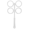 Optometry Flip, Professional Portable White Plastic Optical Flipper for Amblyopia